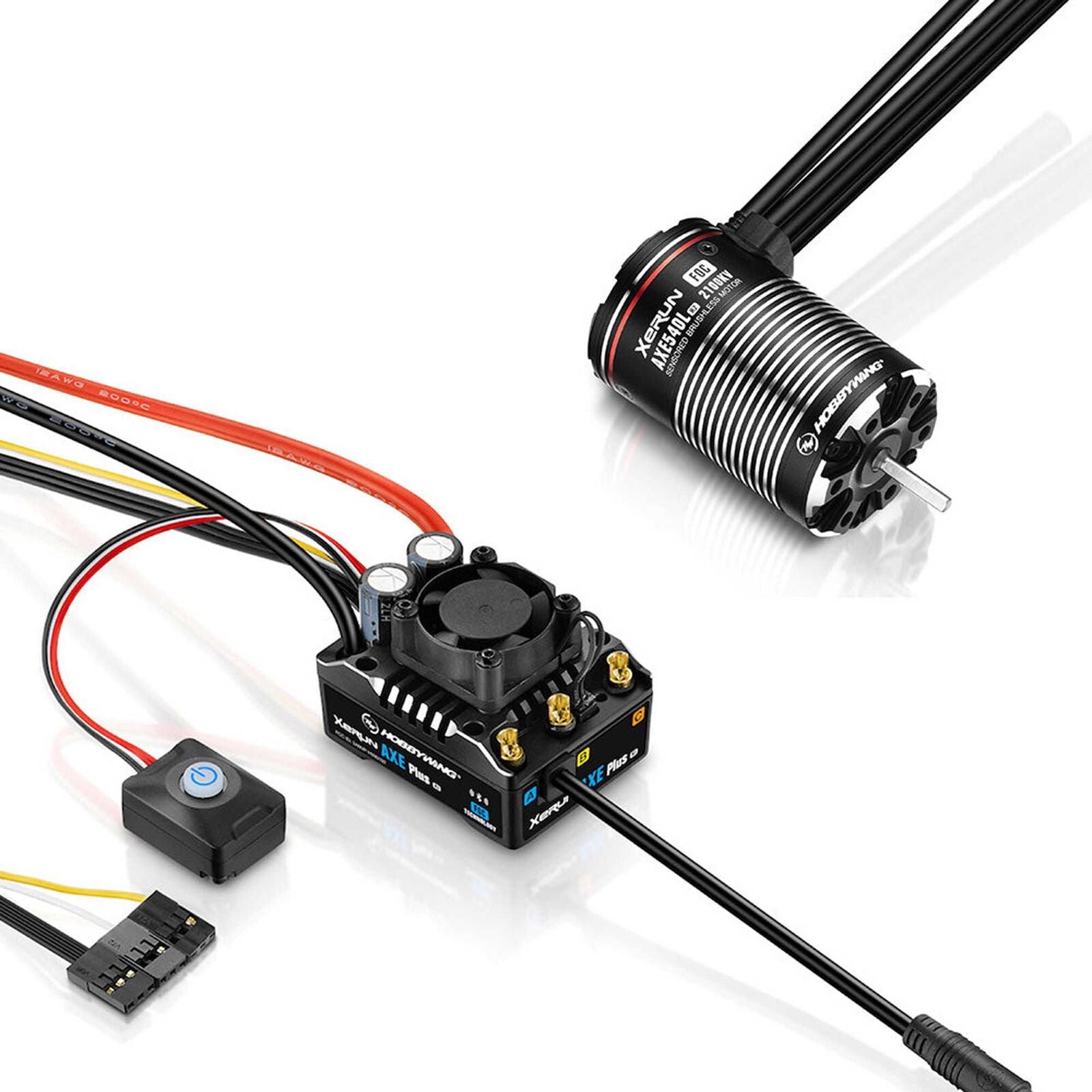 Hobbywing Xerun Axe R3 ESC + 2300Kv 2-4S 540 R2 Motor Combo